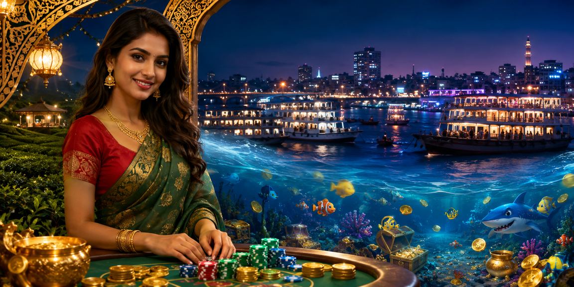 ঢাকায় ফিশিং গেম ও চা বাগানের আনন্দময় পরিবেশে গেমিং অভিজ্ঞতা